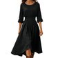 Women's Casual Cinched Waist Dress
