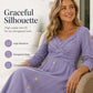 👖✨ Women's Casual Cross-Front V-Neck Cotton Dress