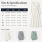 👖✨ Women's Casual Cross-Front V-Neck Cotton Dress