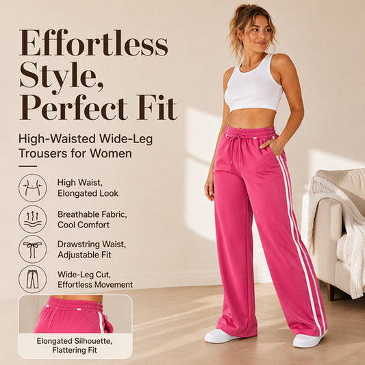 🌸 Women's High Waisted Straight Leg Pants