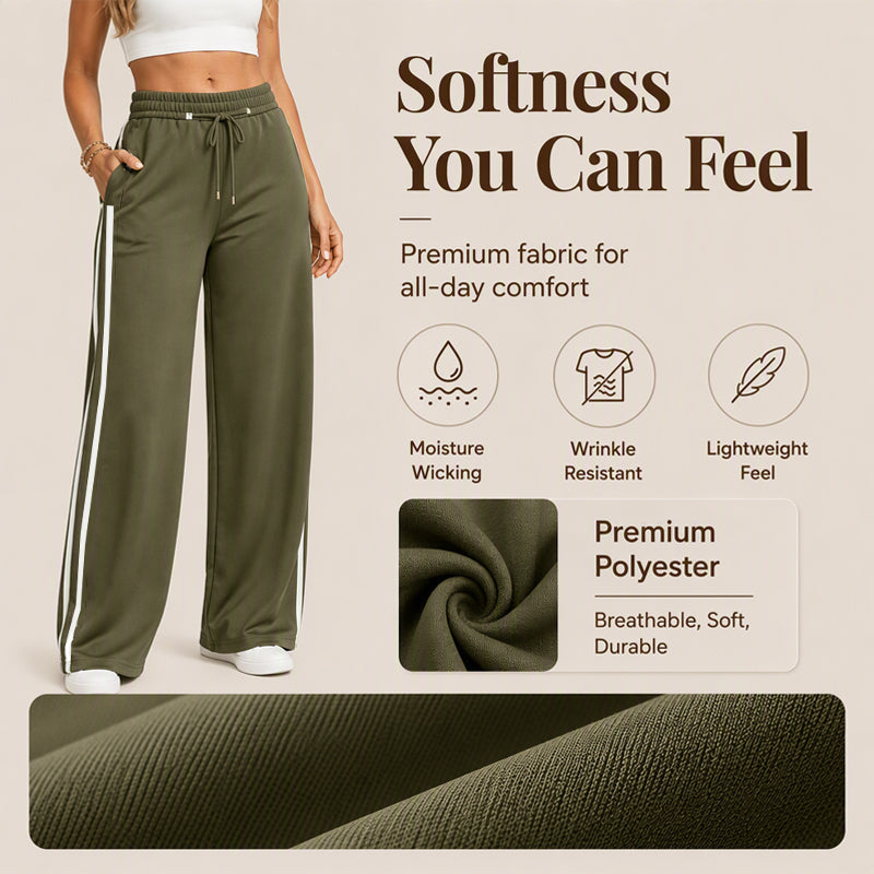 🌸 Women's High Waisted Straight Leg Pants