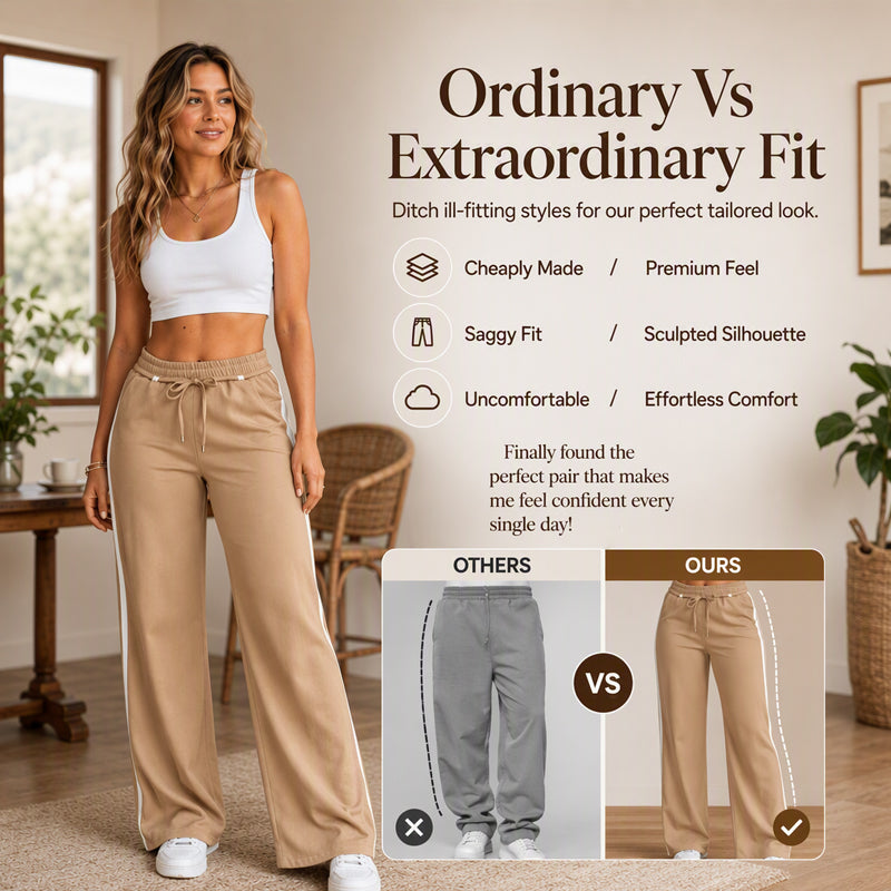 🌸 Women's High Waisted Straight Leg Pants