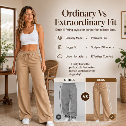 🌸 Women's High Waisted Straight Leg Pants