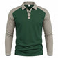 🍁New Fall Collection-Men's Casual Color-Block Long Sleeve Shirt