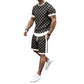 Men's Casual Top & Shorts 2-Piece Set