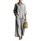 Women's Casual Shirt & Flowy Wide-Leg Pants Set