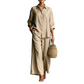 Women's Casual Shirt & Flowy Wide-Leg Pants Set