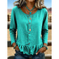 Women's Crew Neck Long Sleeve Top