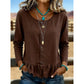 Women's Crew Neck Long Sleeve Top