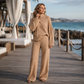 Women's Cozy Ribbed Knit 2-Piece Set