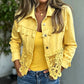 Women's Lace Stitching Denim Jacket
