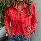 Women's Lace Stitching Denim Jacket