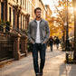 Men's Retro Washed Denim Shirt