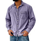 Men's Retro Washed Denim Shirt