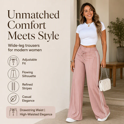 Women's Wide-Leg Drawstring Pants