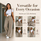 Women's Wide-Leg Drawstring Pants