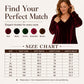 Women's V-Neck Long Sleeve Velvet Top