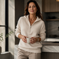 Women's Half Zip Hooded Sweatshirt