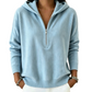 Women's Half Zip Hooded Sweatshirt