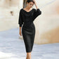 Women’s Elegant Waist-Cinching Slimming Dress