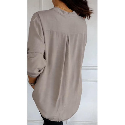 🔥Casual patchwork top with sequins