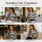 Women's Loose Digital Print Round Neck T-Shirt Short Sleeve Casual Top