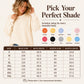Women's Waffle Knit Loose-Fit Sweatshirt