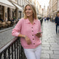 Women’s Casual Knit Button-Down Top