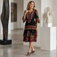 🌸Women’s Bohemian V-Neck Tiered Ruffle Dress