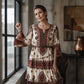 🌸Women’s Bohemian V-Neck Tiered Ruffle Dress