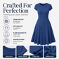 ✨Women's Elegant Brushed Ribbed Knit Dress