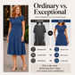✨Women's Elegant Brushed Ribbed Knit Dress