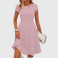 ✨Women's Elegant Brushed Ribbed Knit Dress