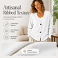 🧶✨ Women's V-Neck Corduroy Knit Cardigan – Cozy Comfort Meets Effortless Style