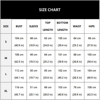 Women’s Casual Crewneck Top and Wide-Leg Pants Set
