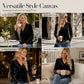 Women's Casual V-Neck Long Sleeve Top