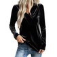 Women's Casual V-Neck Long Sleeve Top