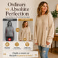 Women's Crewneck Distressed Oversized Sweater