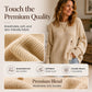 Women's Crewneck Distressed Oversized Sweater