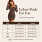 Women's Chic V-Neck Ribbed Knit Dress