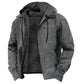 Men's Warm Hooded Work Jacket