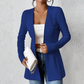 Women's One-Button Solid Color Blazer