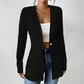 Women's One-Button Solid Color Blazer