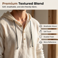 Men's Casual Long Sleeve Breathable Hooded Shirt