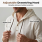 Men's Casual Long Sleeve Breathable Hooded Shirt