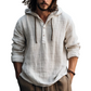 Men's Casual Long Sleeve Breathable Hooded Shirt