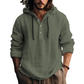 Men's Casual Long Sleeve Breathable Hooded Shirt