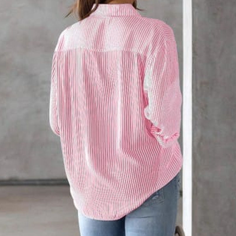 Women Casual Striped Shirt