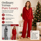 Women's Cowl Neck Top and Wide-Leg Pants Set