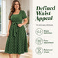 Women's Plus Size Polka Dot Dress 